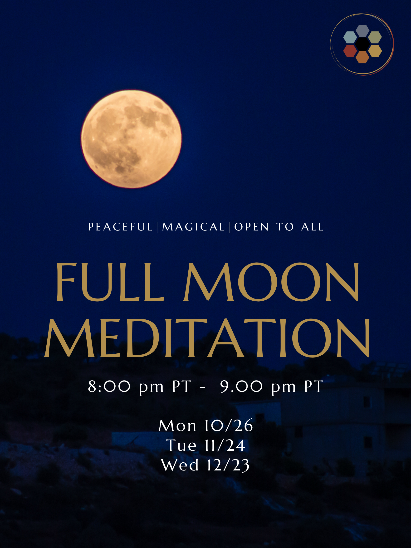 FULL MOON MEDITATION 2026 dates